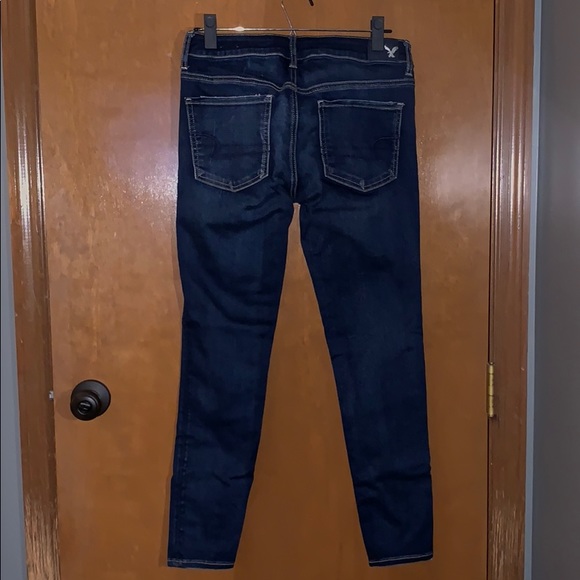 AE dark skinny stretch jean SIZE 8 - Picture 2 of 2